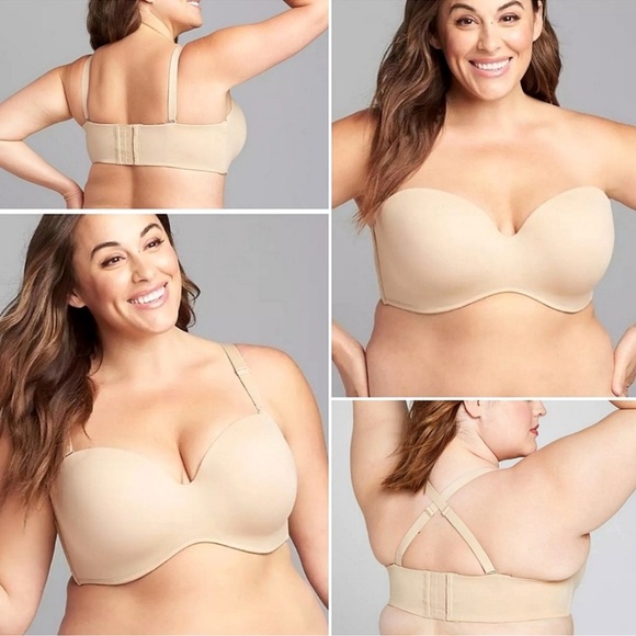 CACIQUE Smooth Boost Strapless Multi-Way Convertible Bra - Picture 11 of 11